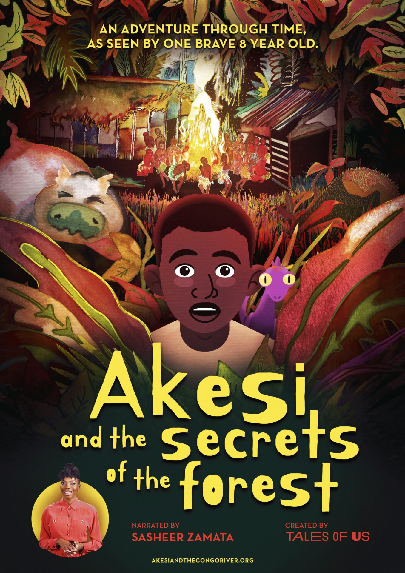 Akesi on the Congo river - Poster EN